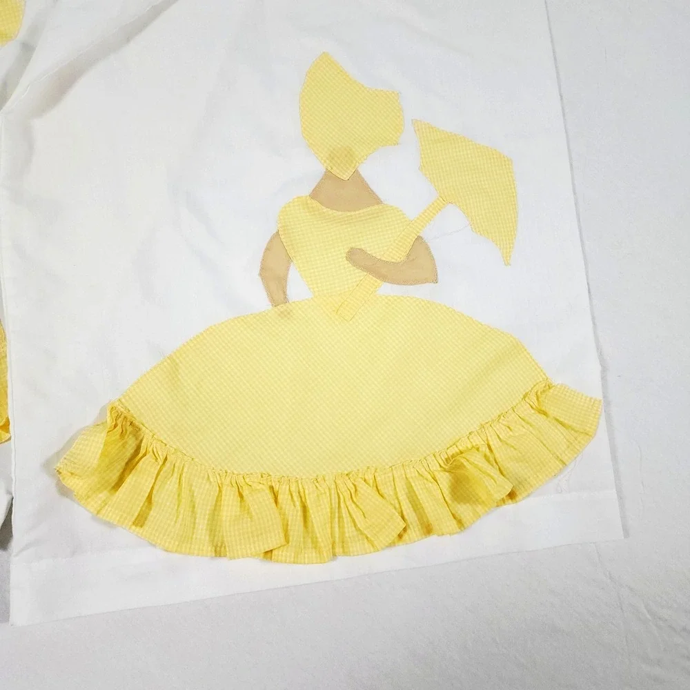 VTG Set of 2  Pillowcases Southern Belle Woman In Dress